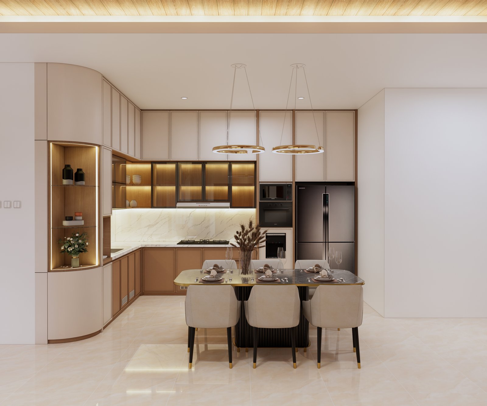 open kitchen concepts in a modern dubai home